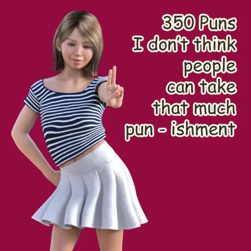 image pointing out the pun generator next to it